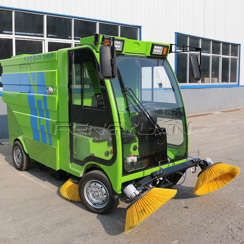 Four Wheel Pure Electric Industrial Street Sweeper