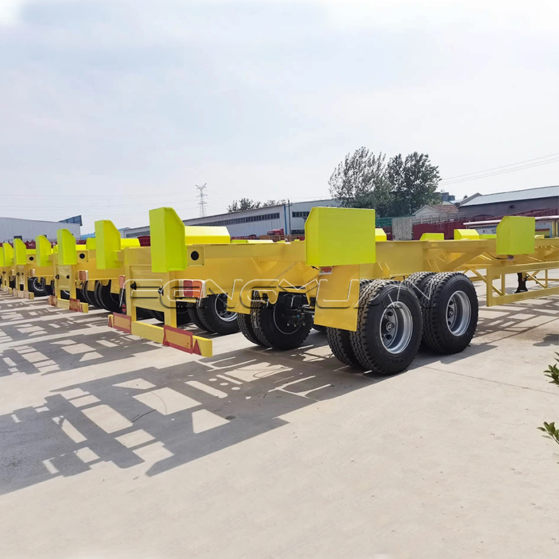 20ft 40ft Container Chassis Semi Trailer