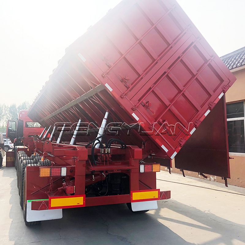 80 ton tipping truck trailer