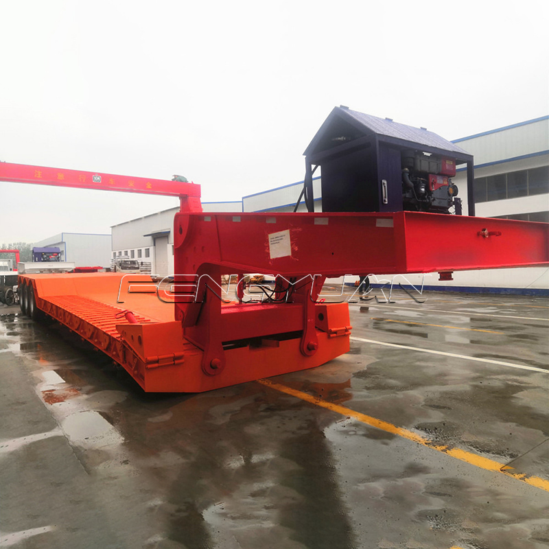 Triaxial Lowbed Semi Trailer