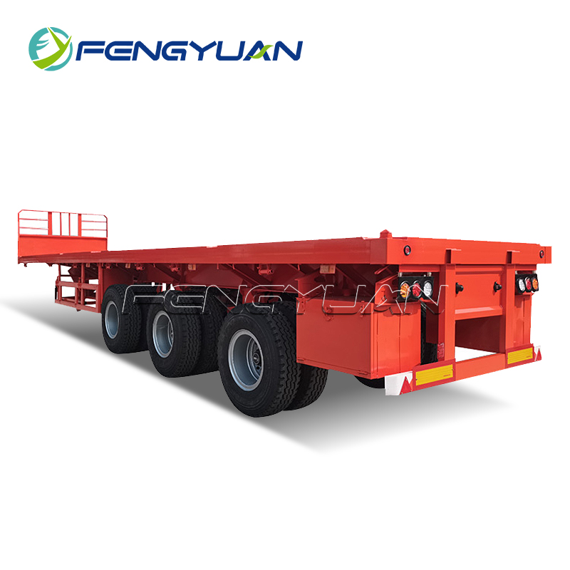 Container transport Flatbed Semi Truck Trailers