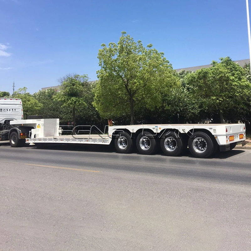 100 Tons Lowbed Semi Trailer