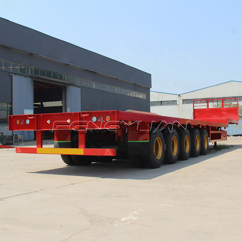 100 Tons Lowbed Semi Trailer