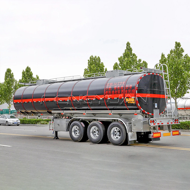 Chemical Acid Transport Tank Truck Semi Trailer