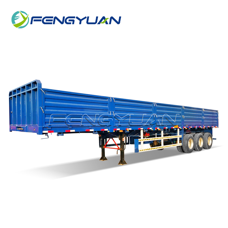 3 Axle Sidewall Truck Semi Trailer