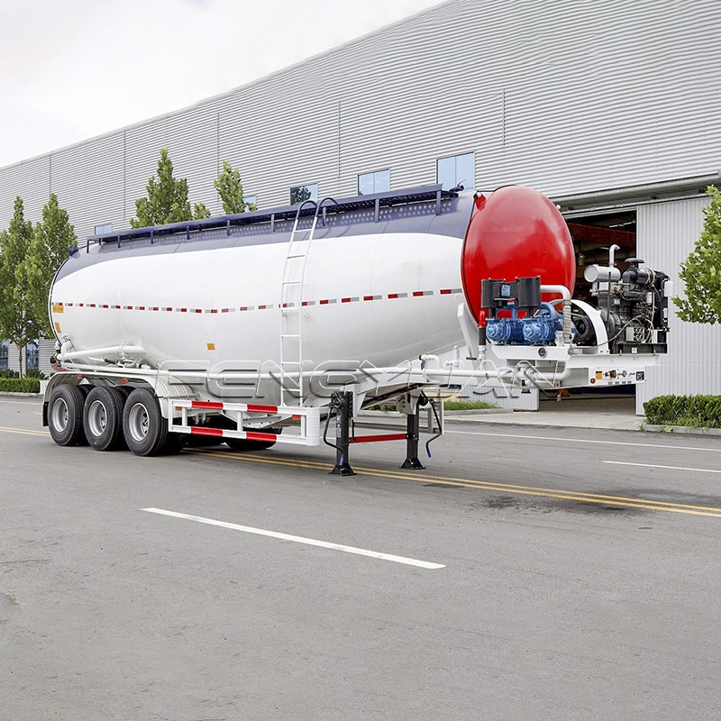 Bulk Dry Powder Truck Cement Tanker Trailer