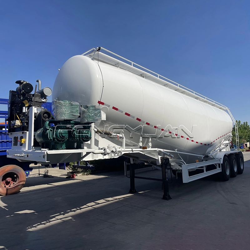 Bulk Dry Powder Truck Cement Tanker Trailer