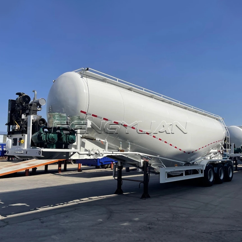 Dry Fly Ash Bulk Cement Bulker Tank Trailer