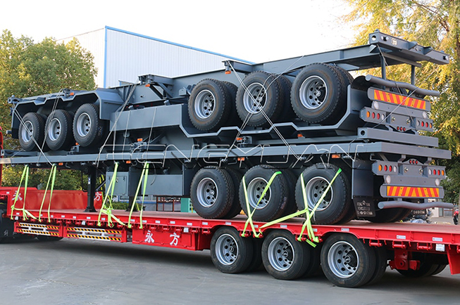 Customized semi trailers for GT Company in The Netherlands