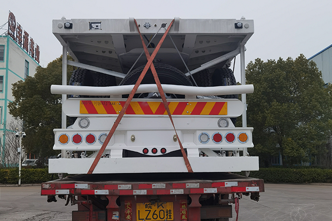 2 Units Flatbed Semi Trailer Shipped To Rwanda